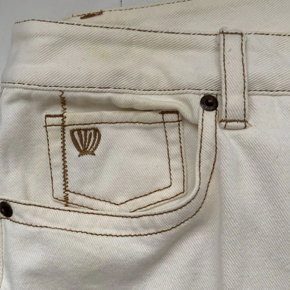 Sigrid Olsen Cotton Cream Two-Piece Suit Jacket Pants Embroidered Size L/14 - Picture 16 of 16